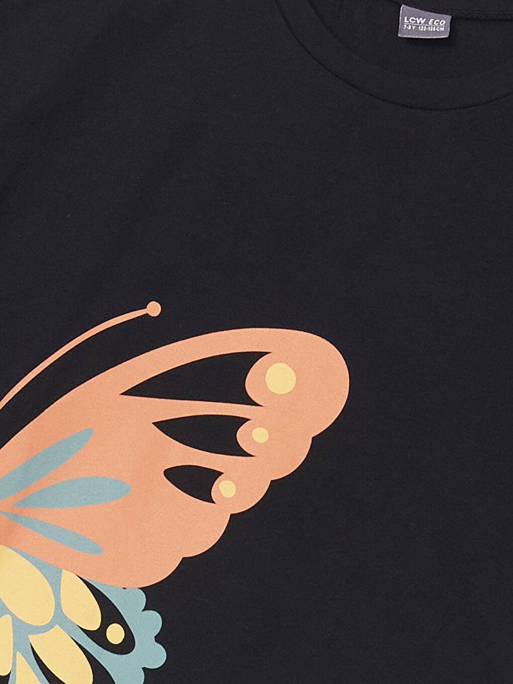 Crew Neck Girl's T-Shirt -S5JD09Z4-CVL