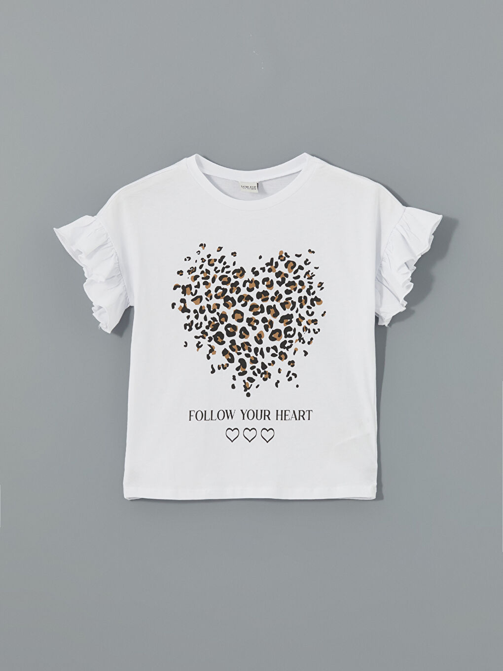 Crew Neck Girl's T-Shirt -S5JD09Z4-J5E