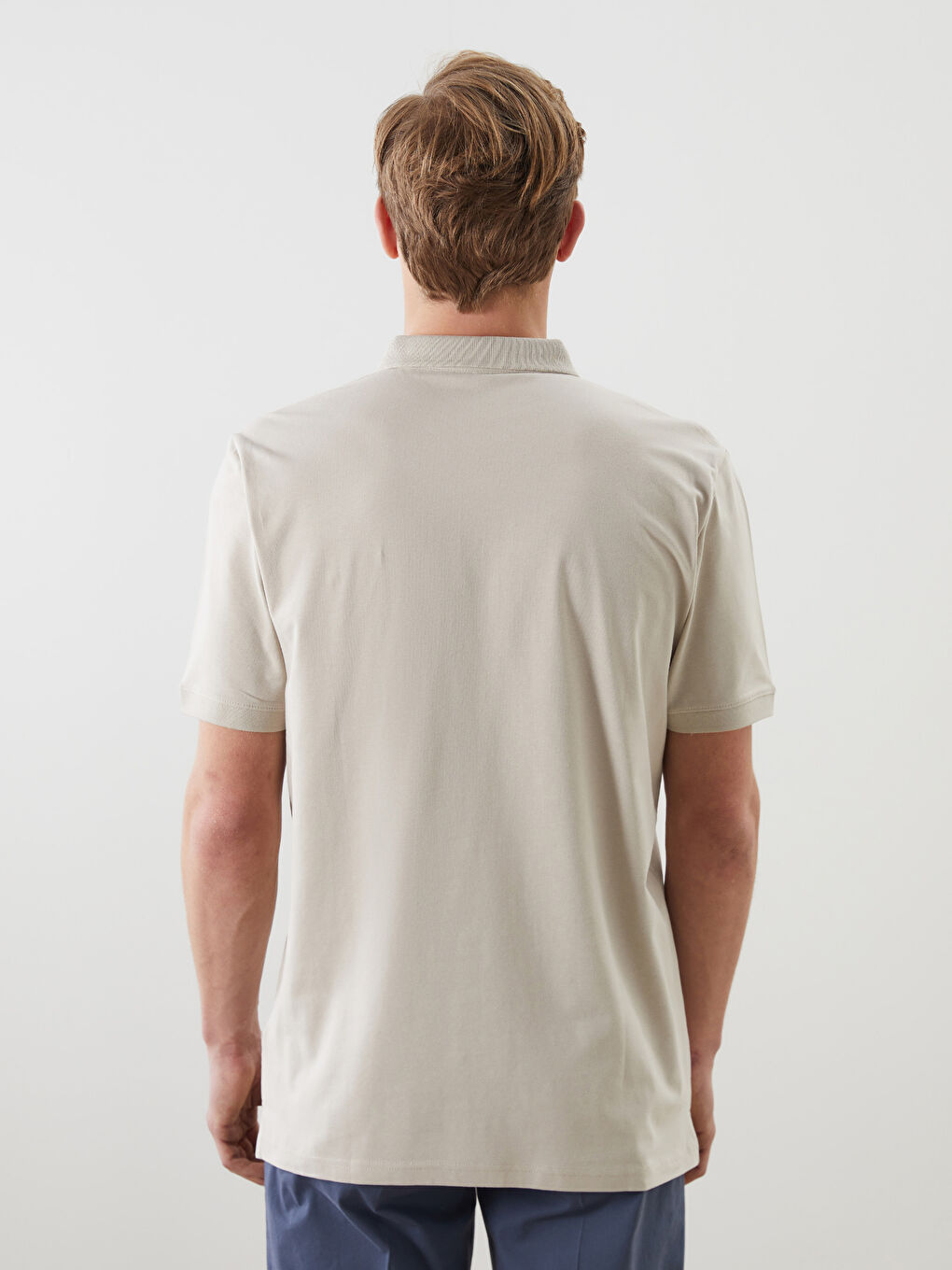 Polo Neck Jersey Men's T-Shirt -S5JD12Z8-YN5