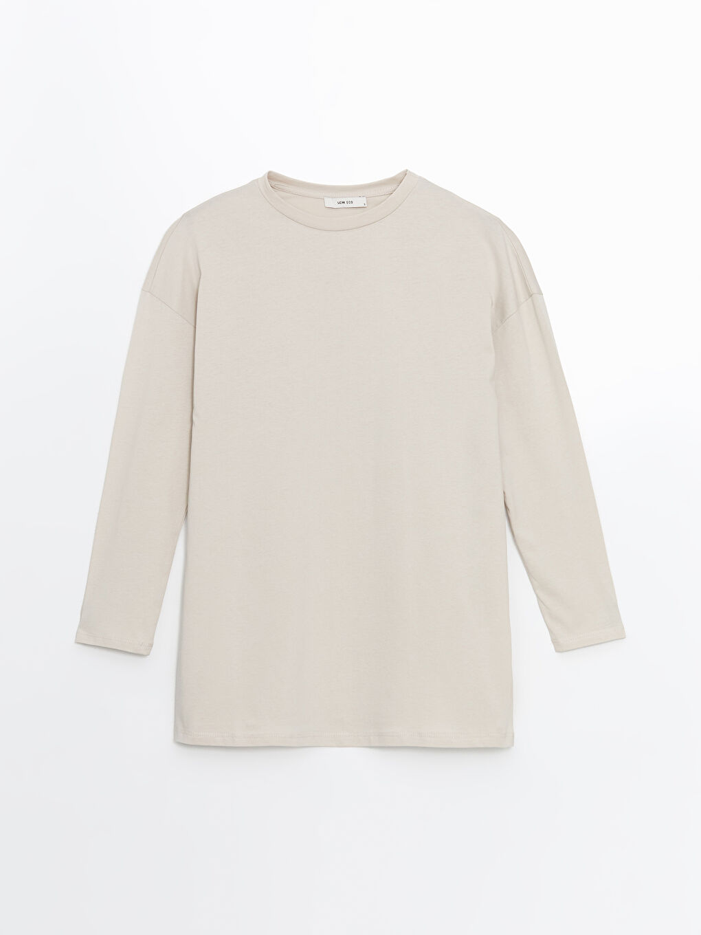 Gri Bisiklet Yaka Kadın Tunik-4