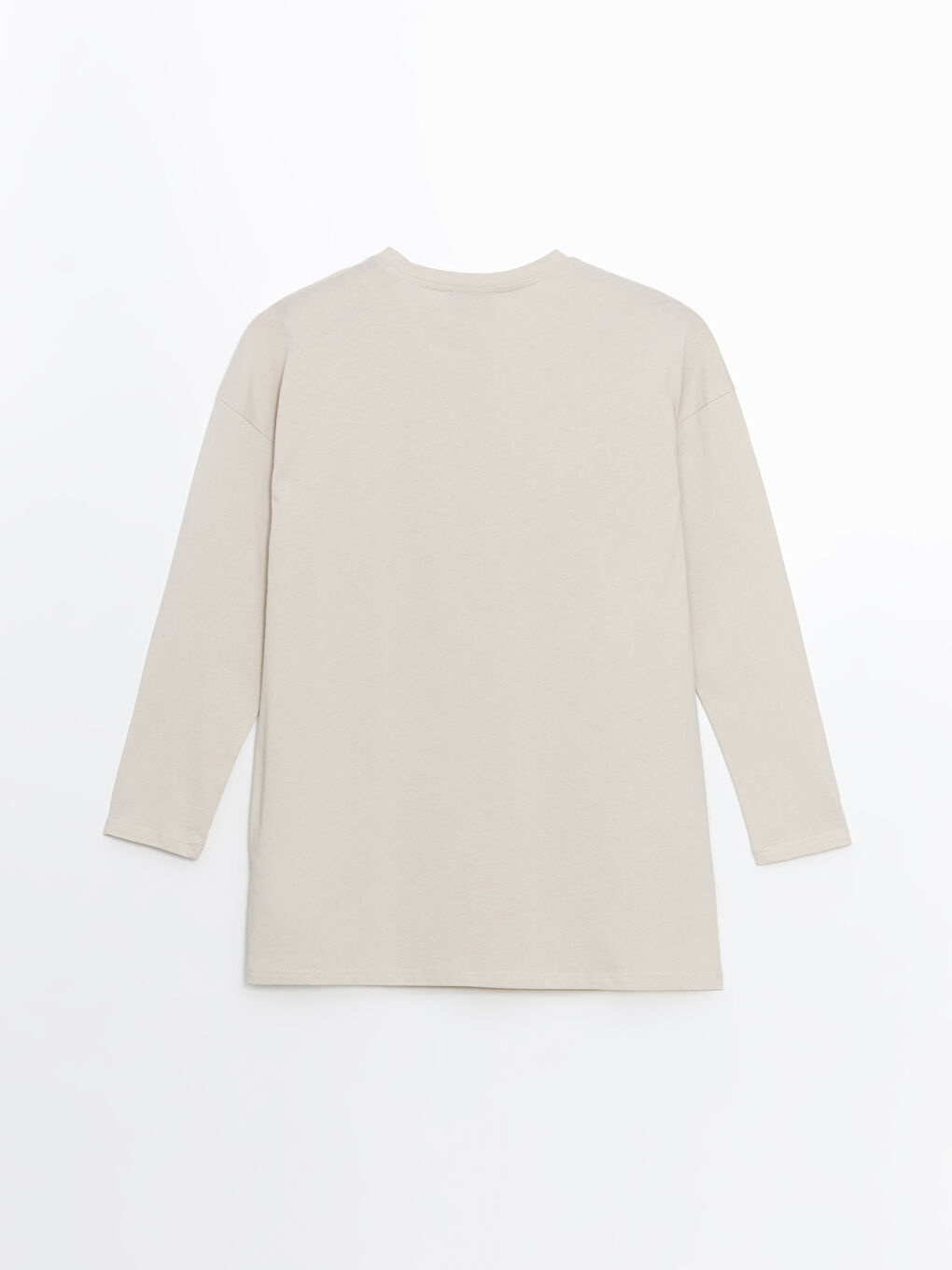 Gri Bisiklet Yaka Kadın Tunik-5