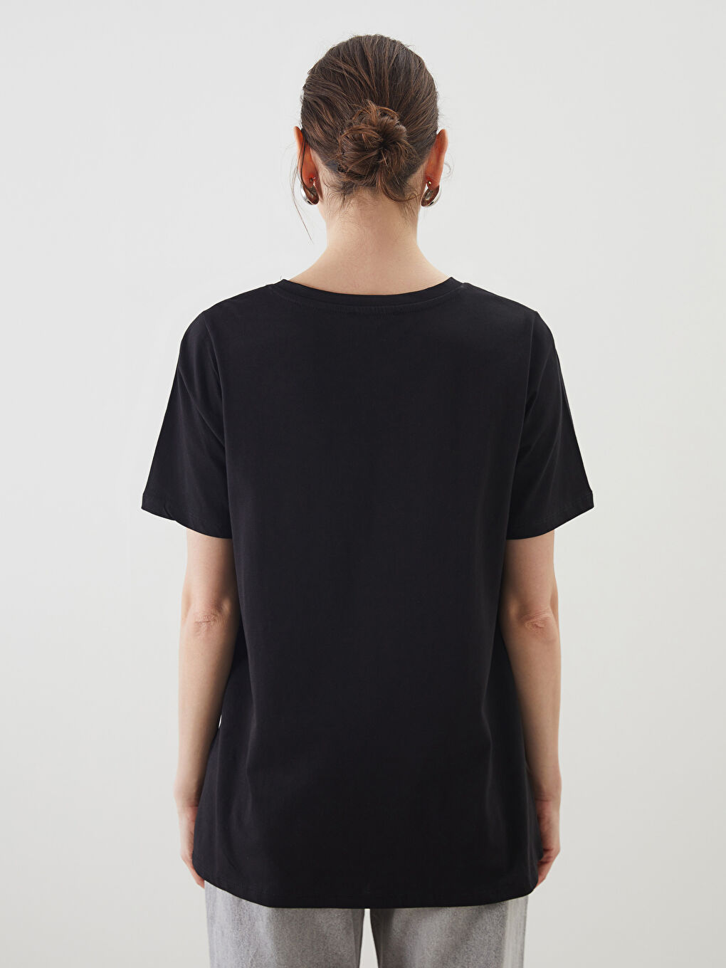 Crew Neck Printed Maternity T-Shirt -S5JD27Z8-CVL