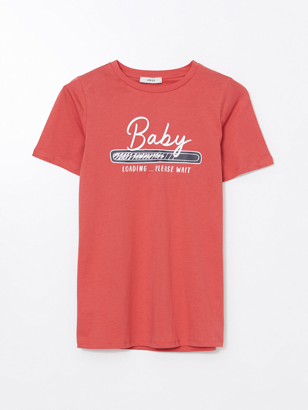 Crew Neck Printed Maternity T-Shirt -S5JD27Z8-GQ2
