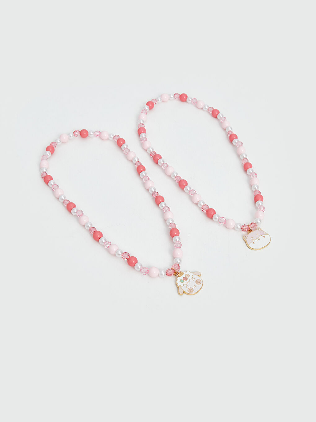 LCW ACCESSORIES Karişik Taşlı Kız Çocuk Kolye 2li