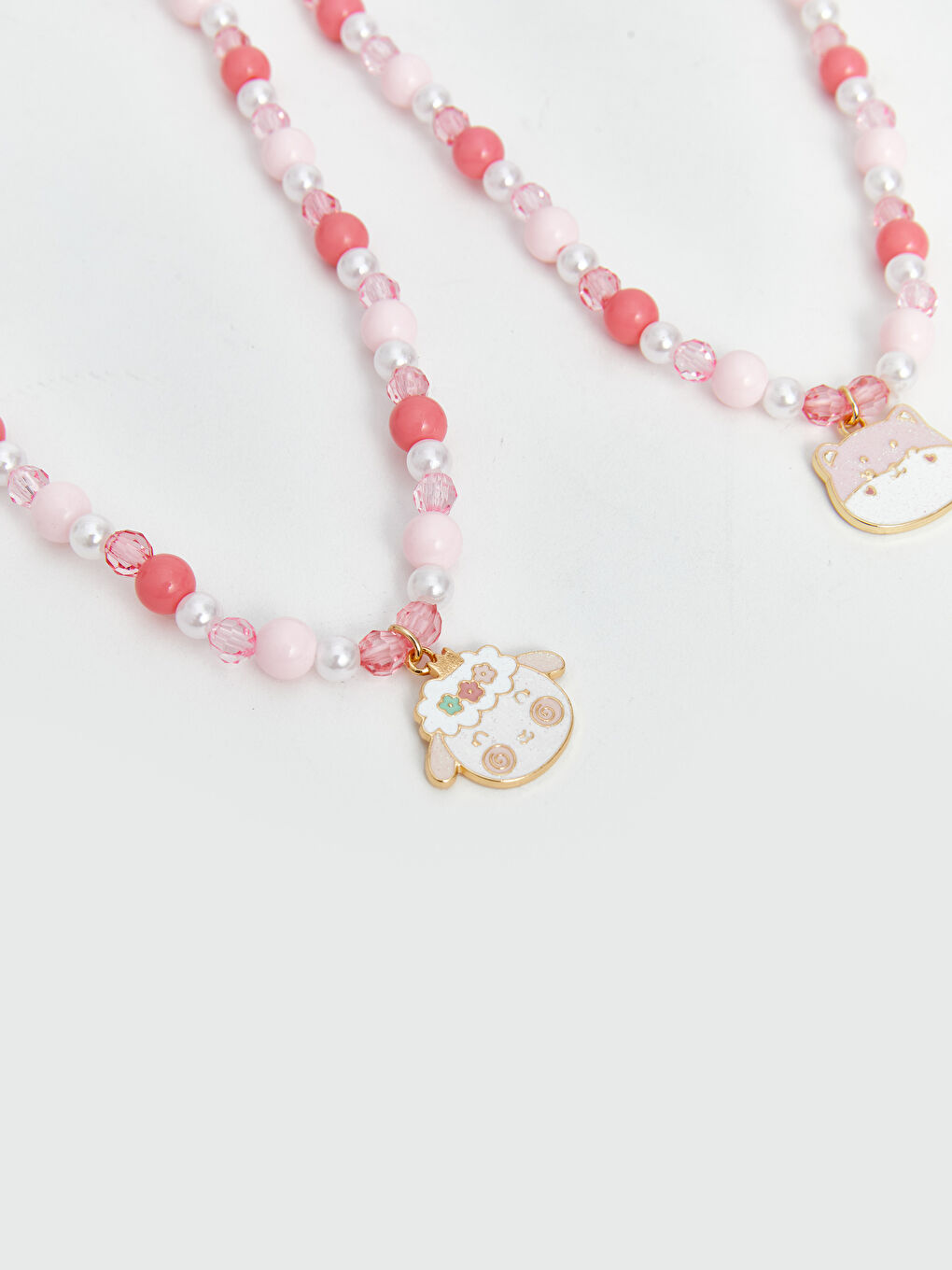 LCW ACCESSORIES Karişik Taşlı Kız Çocuk Kolye 2li - 1
