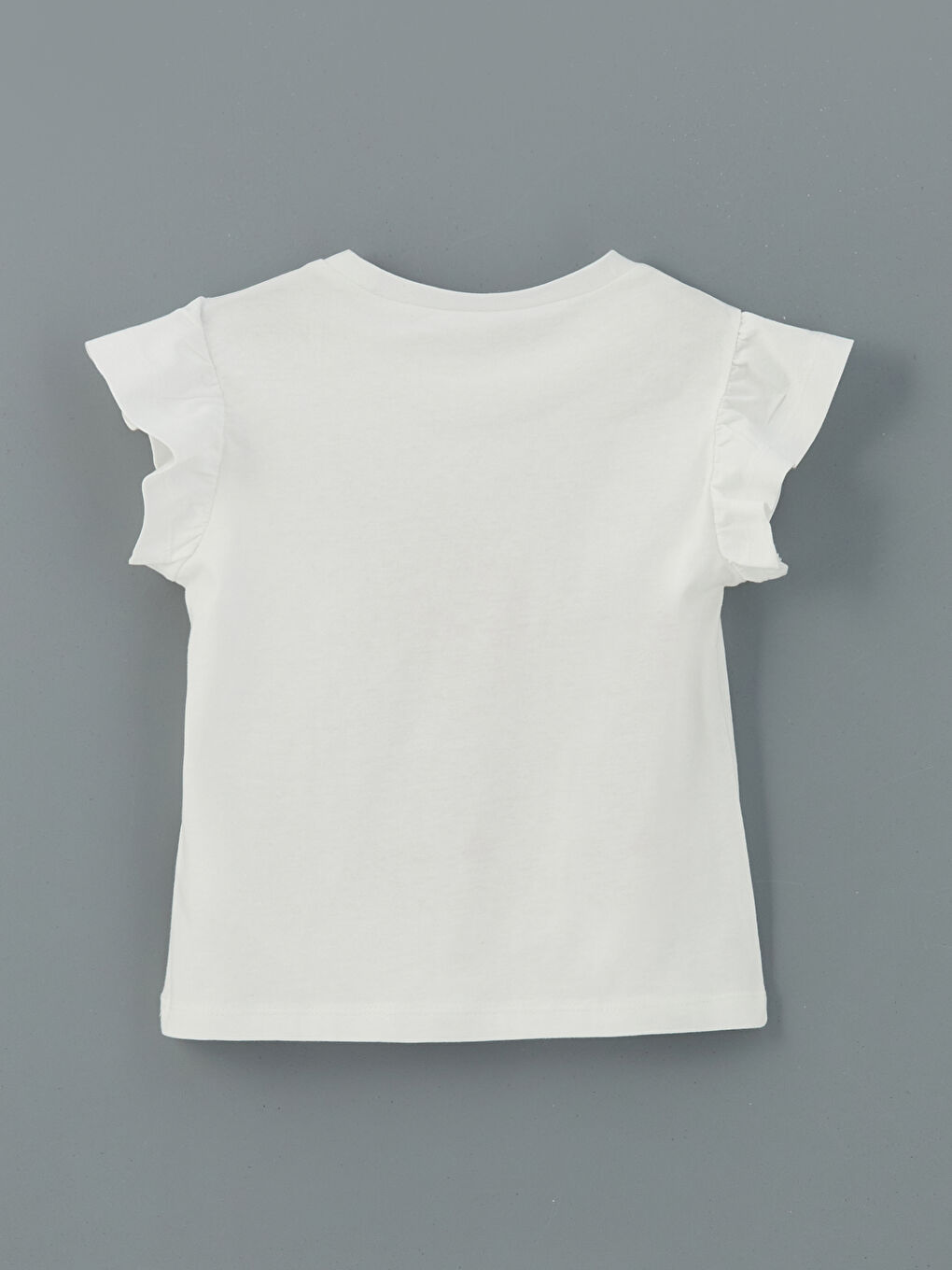 Crew Neck Floral Girls' T-Shirt -S5JD32Z4-FDH
