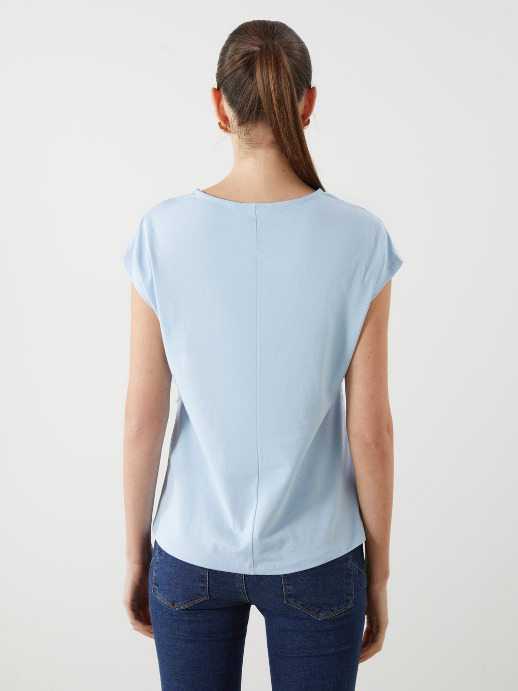 Crew Neck Floral Women's Blouse-3