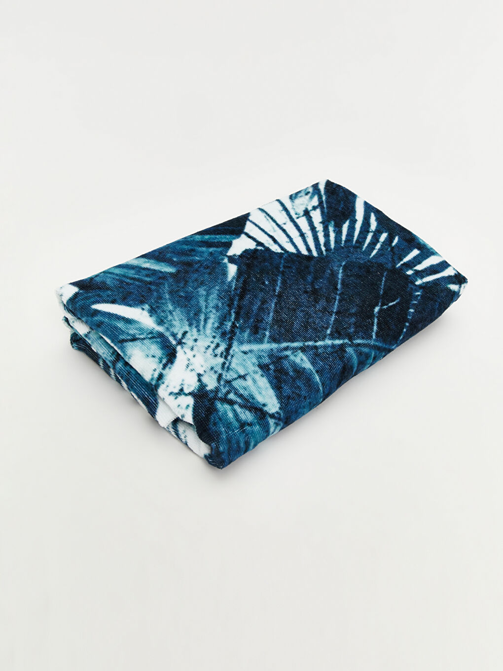 Yeşil Desenli Erkek Plaj Havlusu 70x150 cm-1