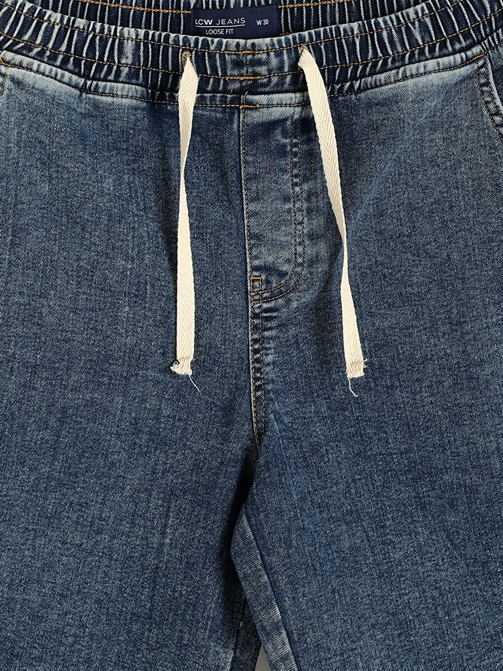 Short en Jean Coupe Décontractée pour Hommes-2