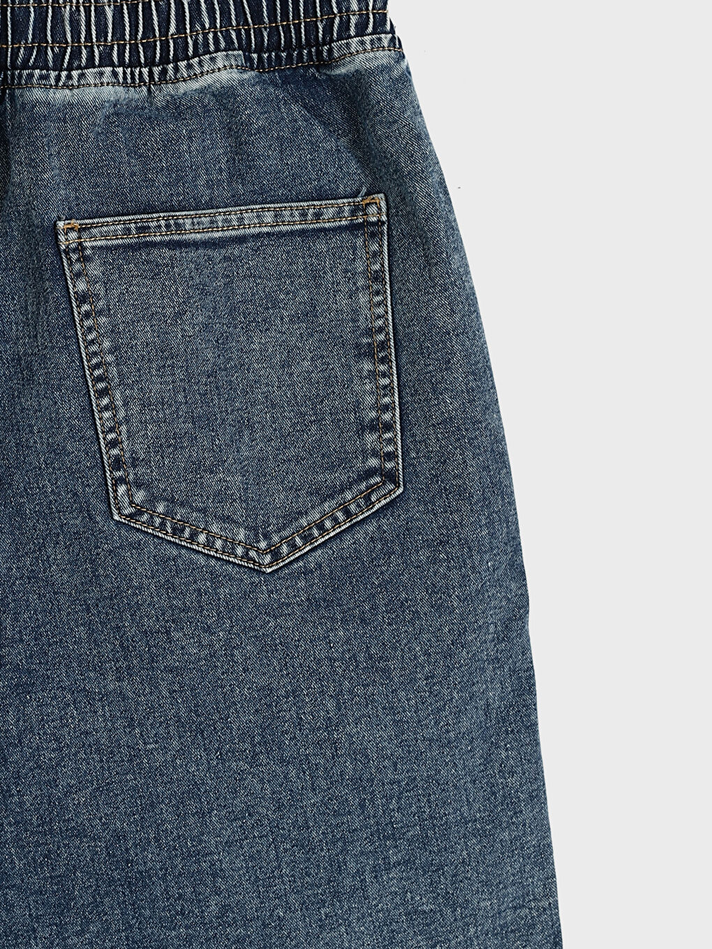 Short en Jean Coupe Décontractée pour Hommes-3