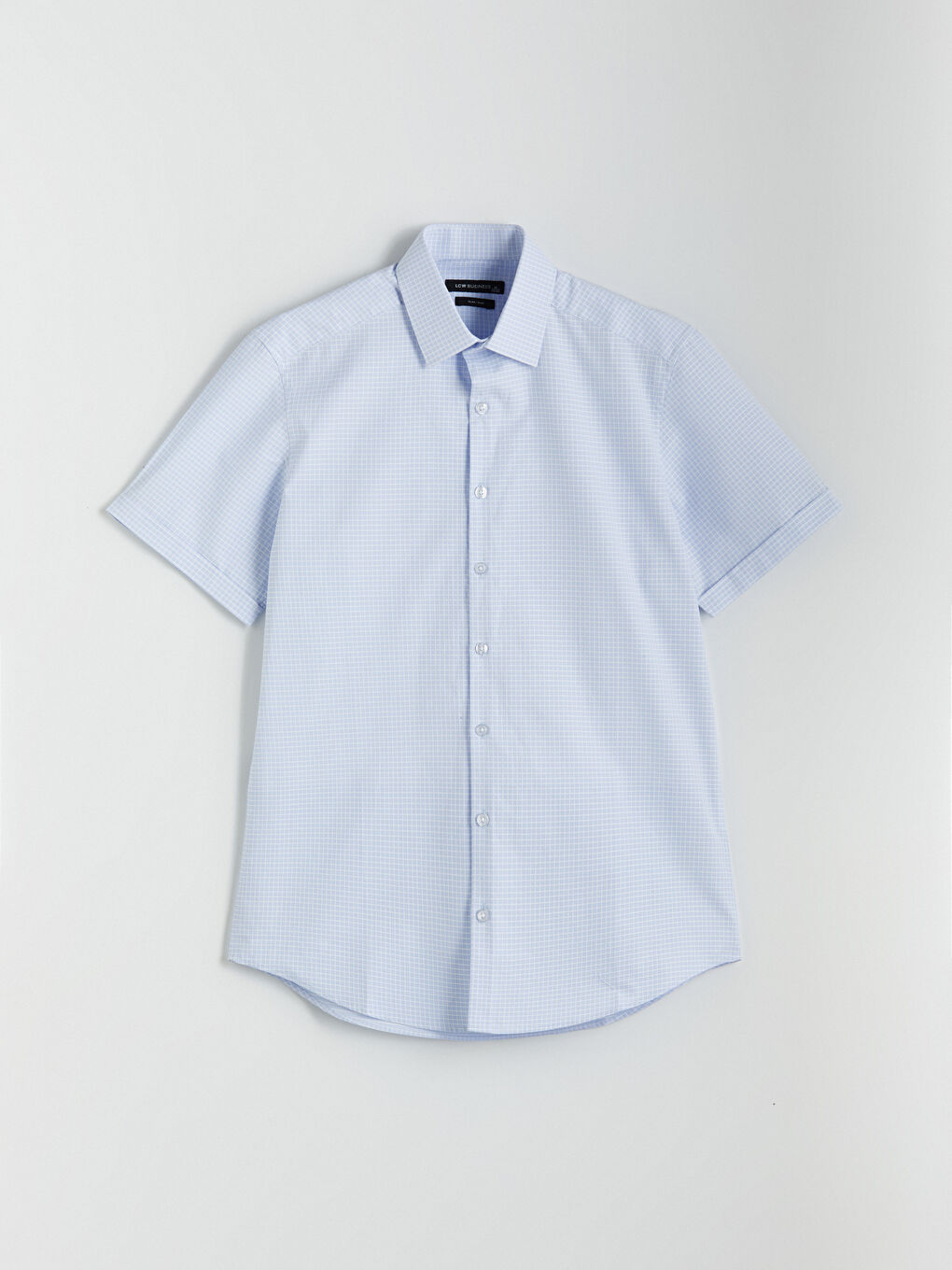 Slim Fit Short Sleeve Plaid Men's Shirt -S5JF03Z8-LLC