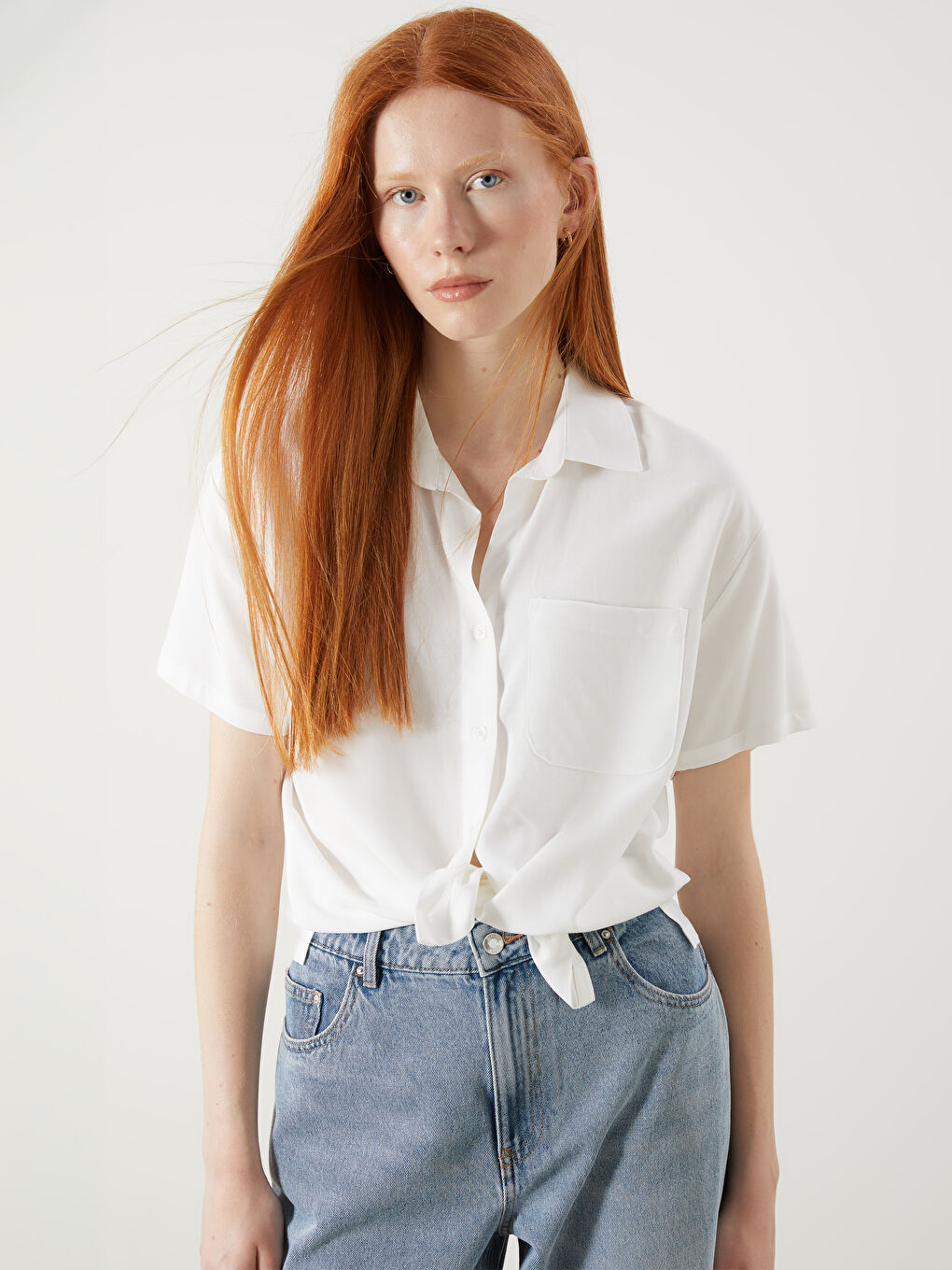 XSIDE Linen Blend Women's Shirt -S5JF22Z8-Q6K