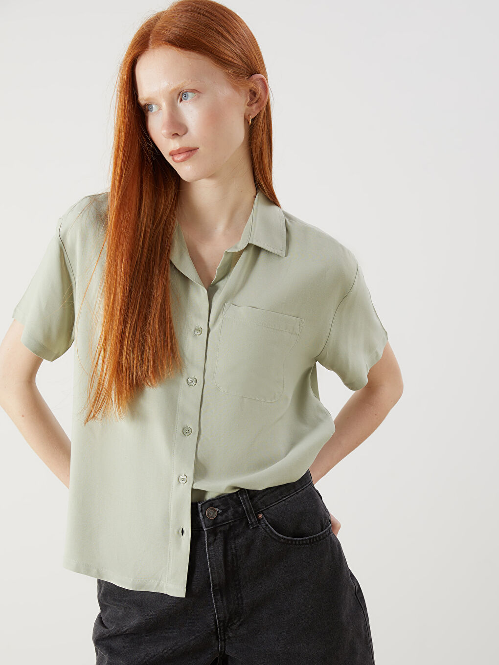 XSIDE Linen Blend Women's Shirt -S5JF22Z8-Z5B