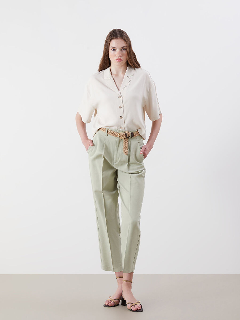 XSIDE Linen Blend Women's Shirt -S5JF23Z8-Z4R