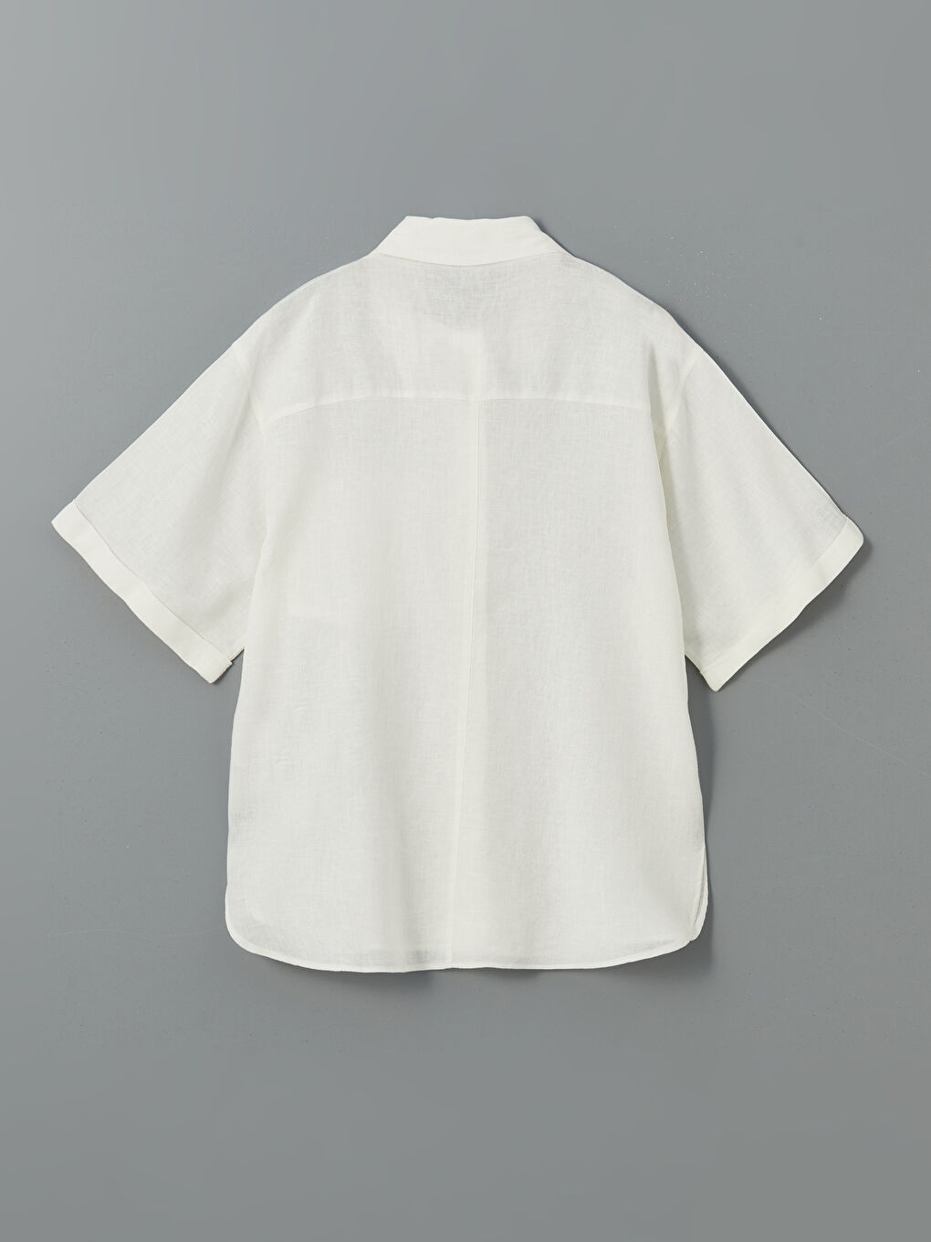 Oversize Linen Blend Women's Shirt-5