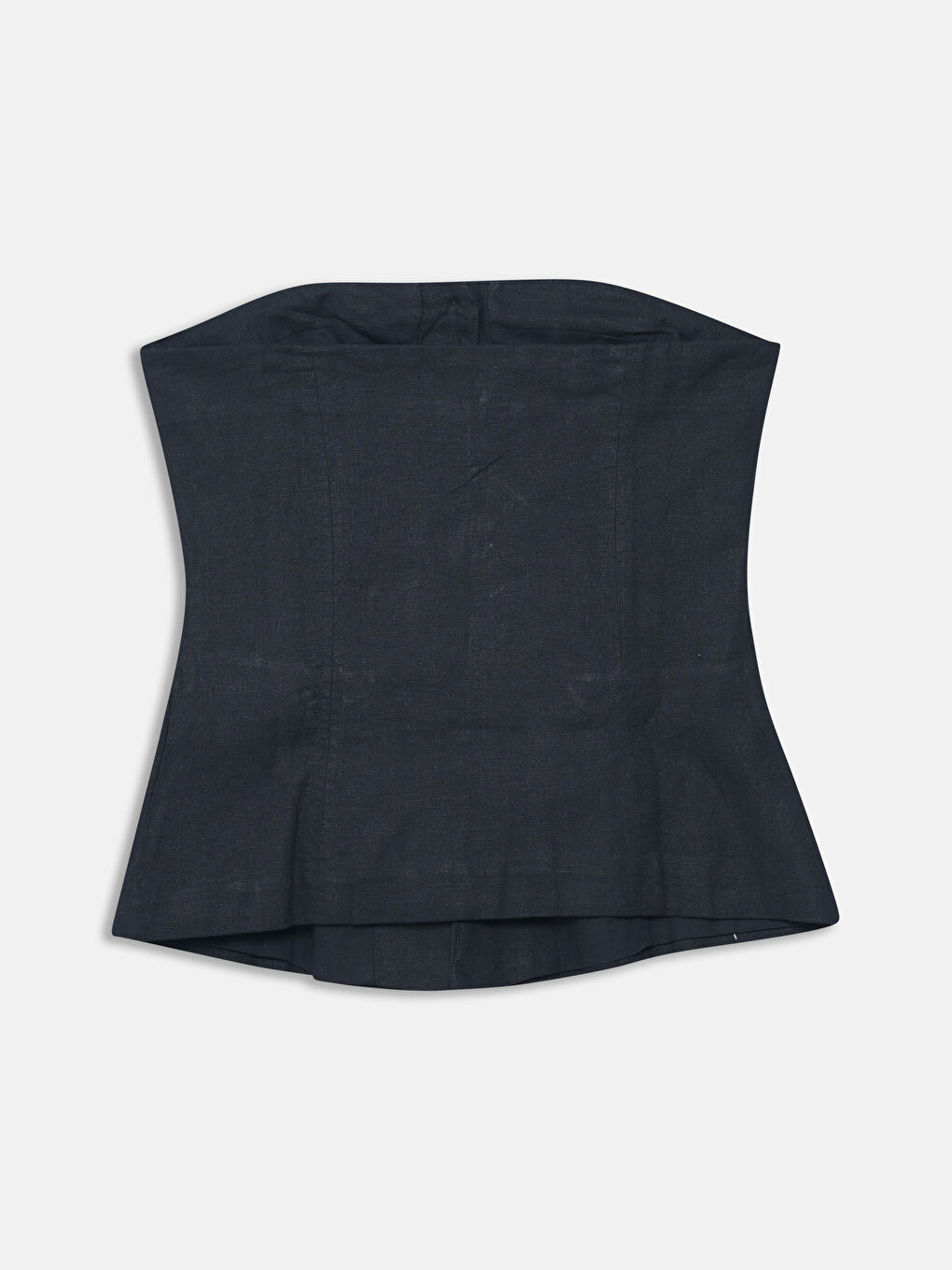 XSIDE Strapless Plain Crop Women's Blouse -S5JF32Z8-CVL
