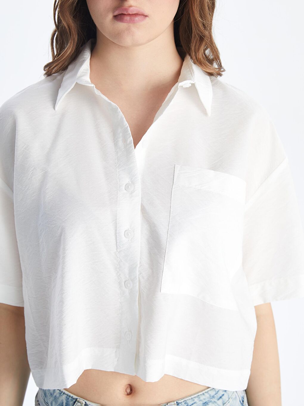 Женщины Белый Рубашка-2