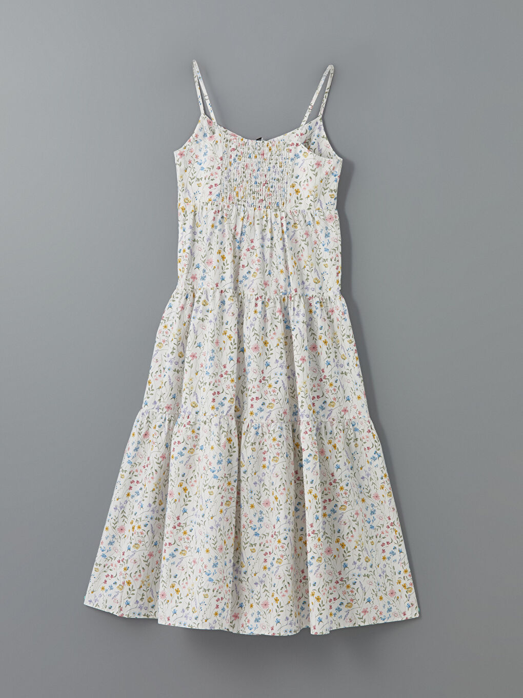 Floral Ruched Women's Dress -S5JF45Z8-LRA