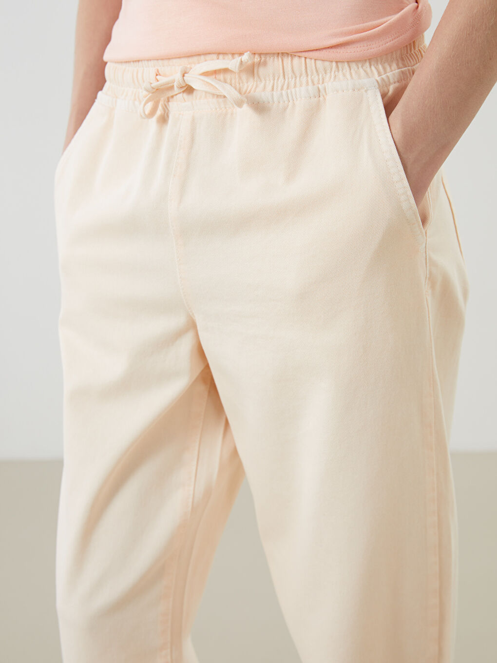 LCW Jeans Elasticated Waist Balloon Fit Women's Jeans -S5JF64Z8-FWD