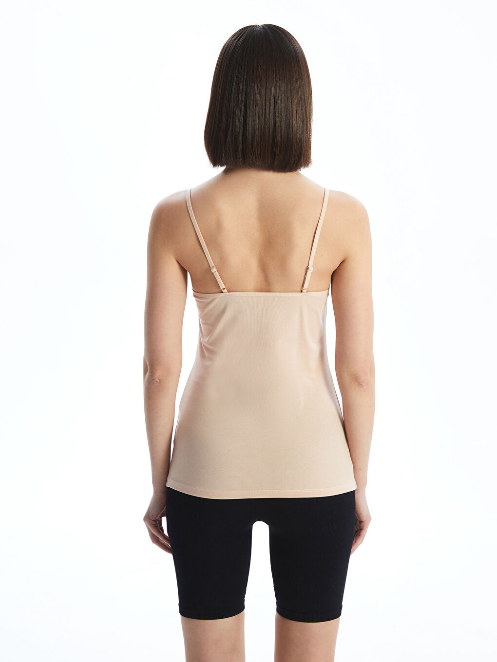 LCW DREAM U Neck Strappy Women's Vest -W50684Z8-D0P