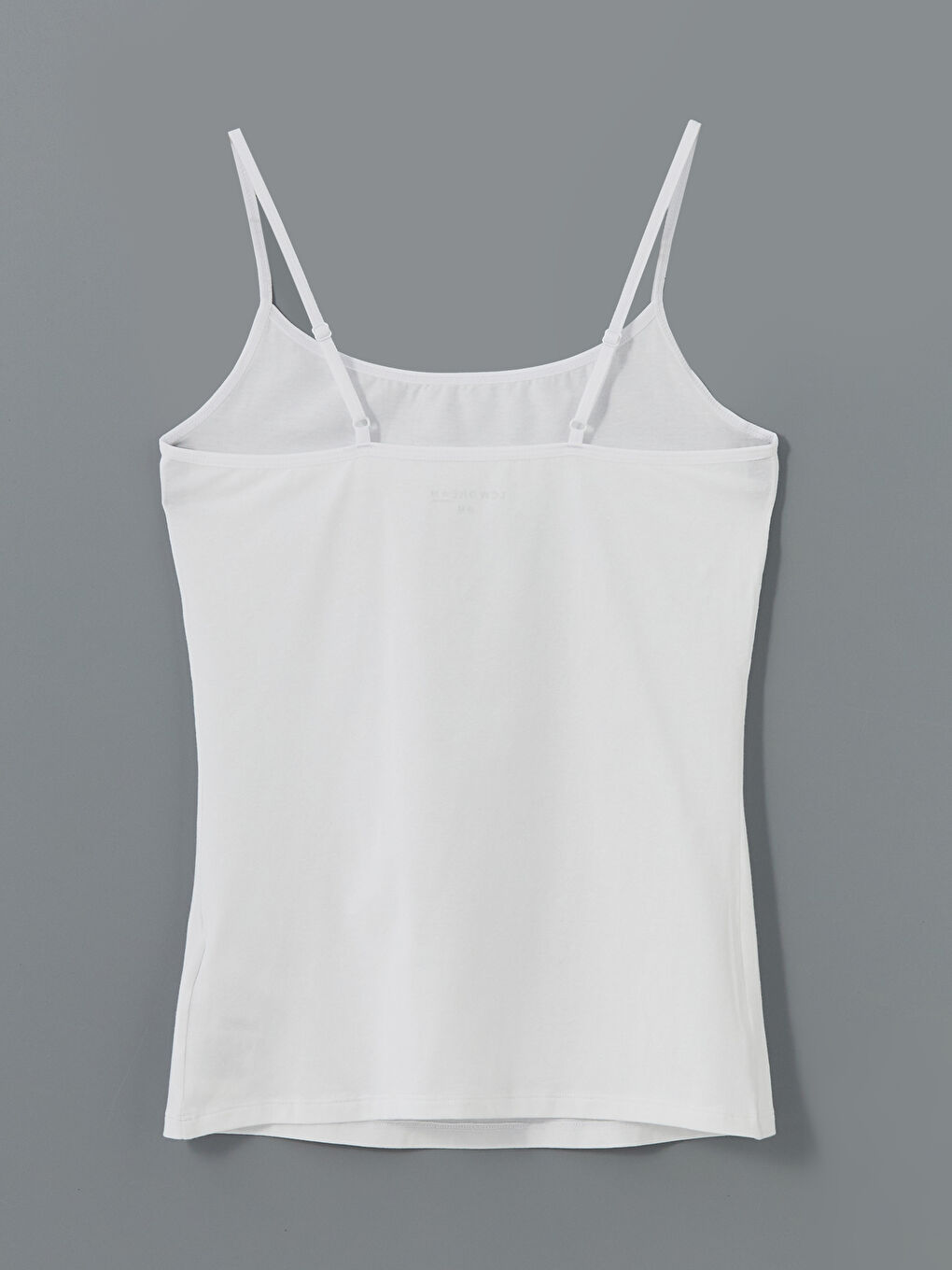 LCW DREAM U Neck Strappy Women's Vest -W50684Z8-FFB