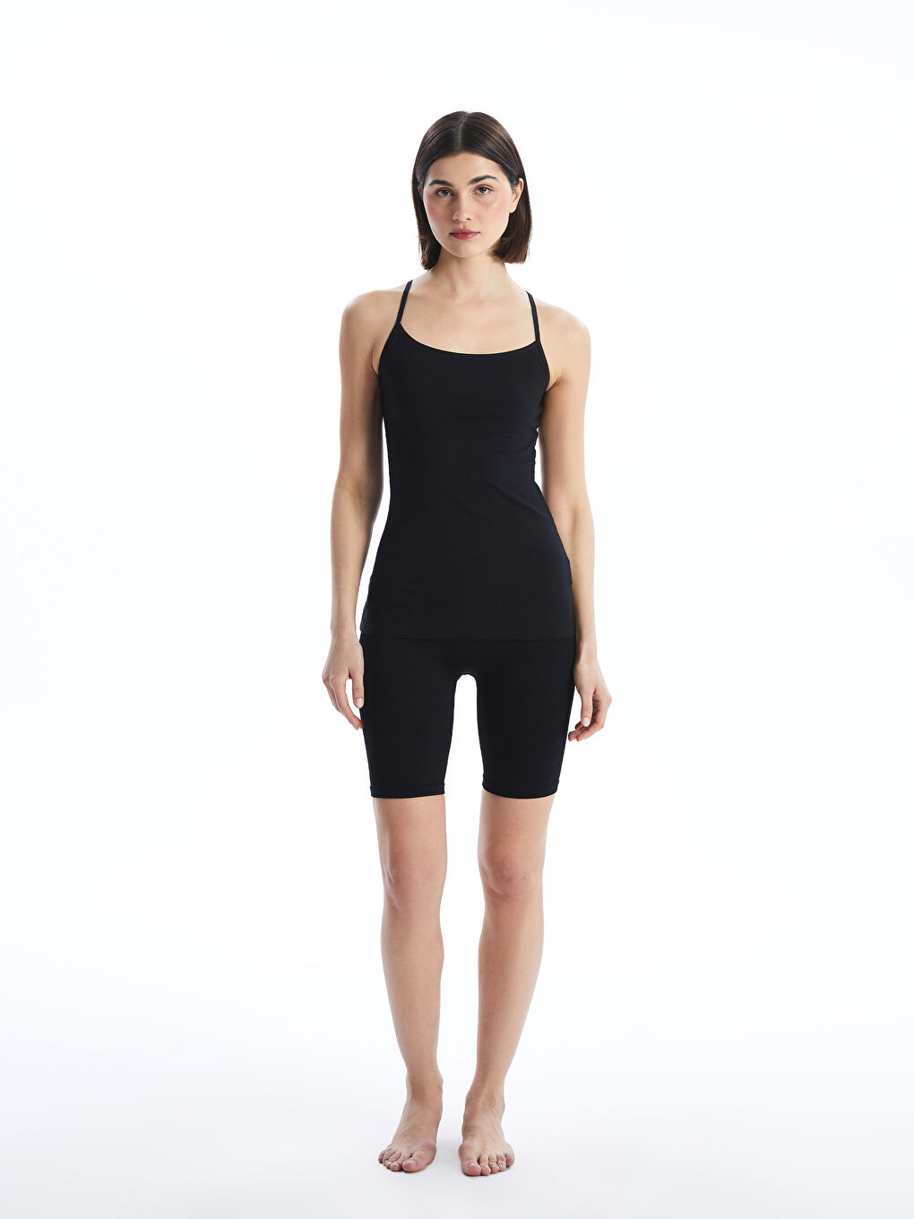 LCW DREAM U Neck Strappy Women's Vest -W50684Z8-CVL