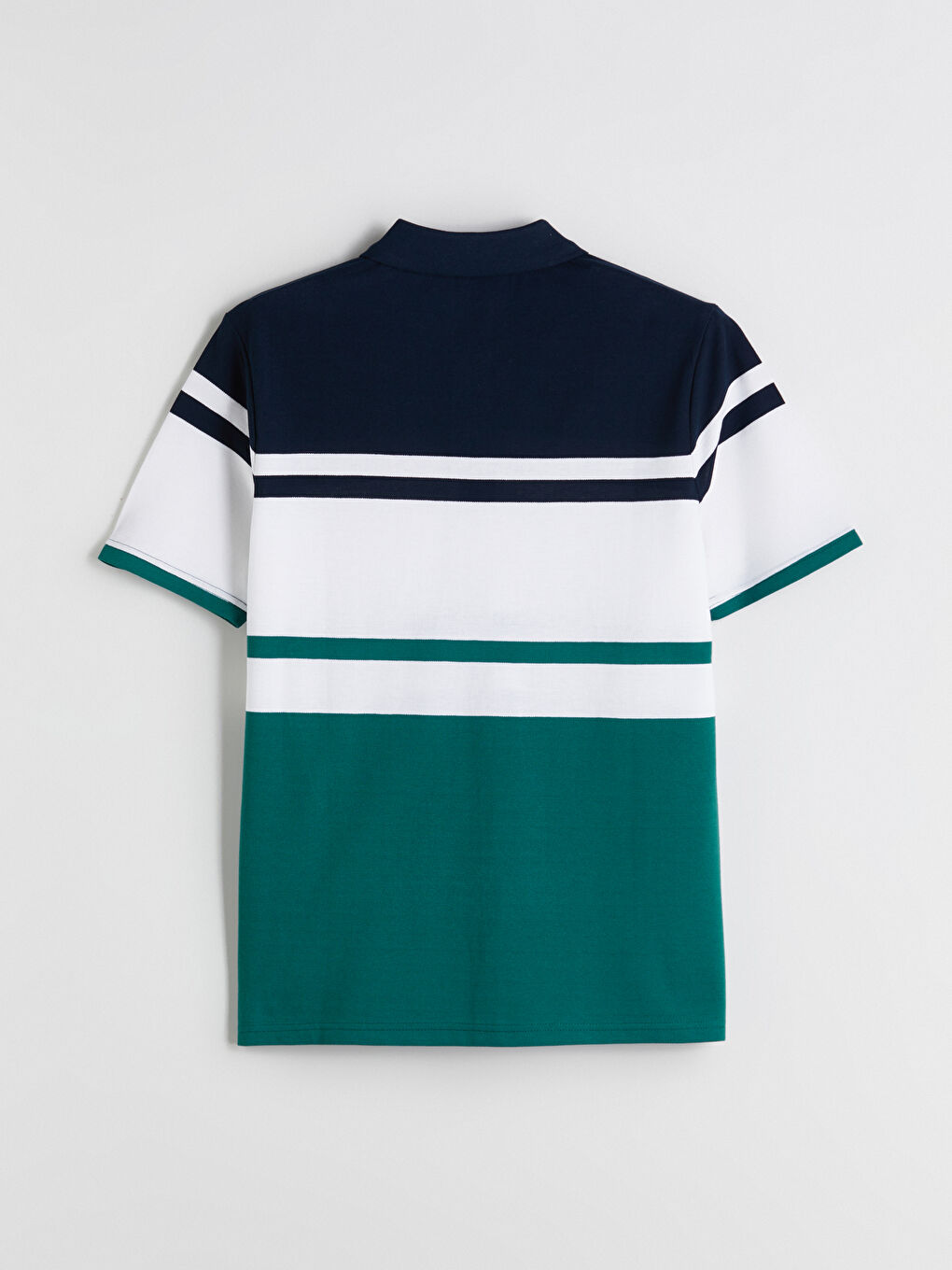 LCWAIKIKI Classic Polo Neck Striped Pique Men's T-Shirt -S5JF72Z8-LGS