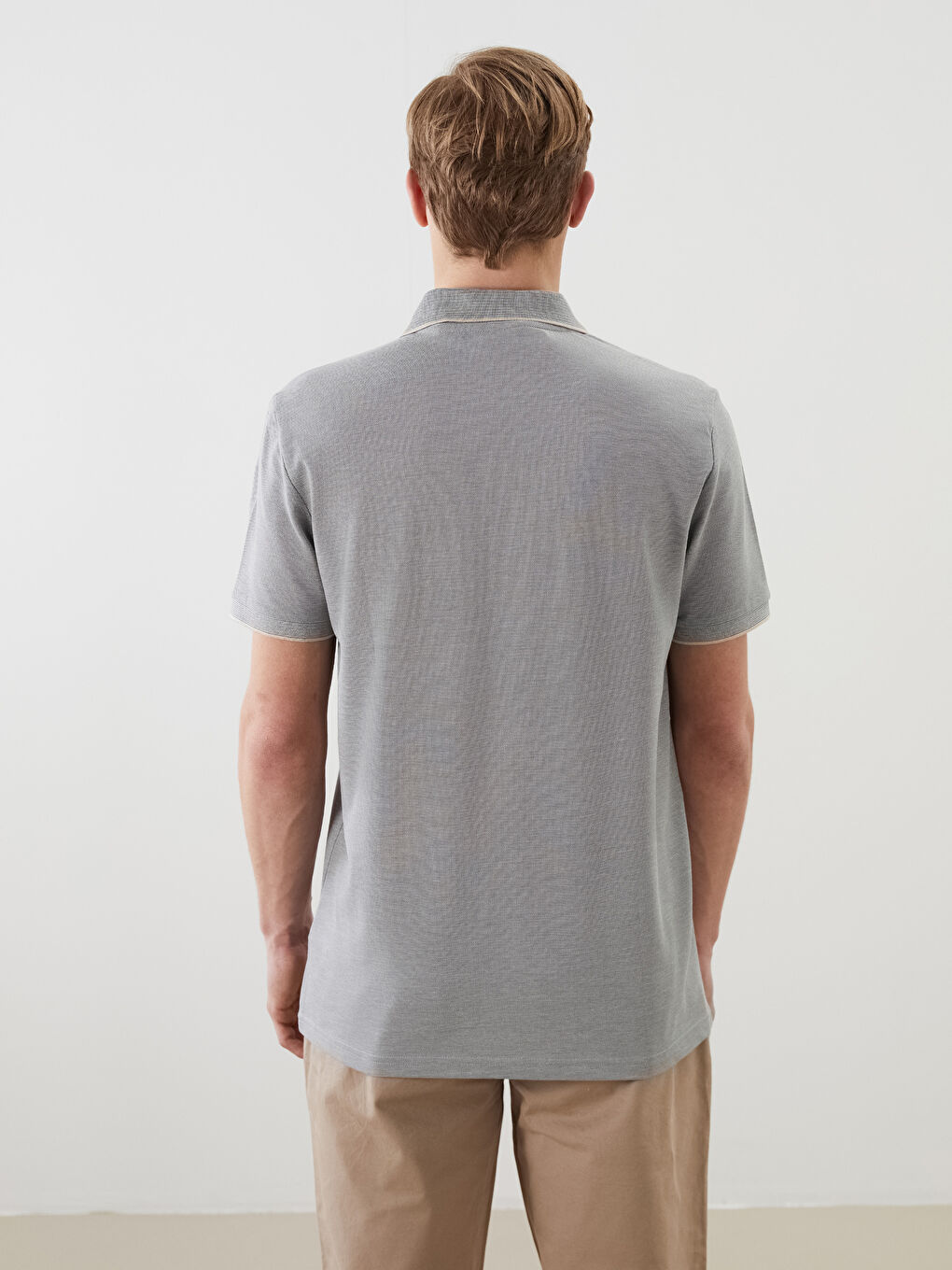 LC Waikiki Polo Neck Pique Men's T-Shirt -S5JF73Z8-MKA