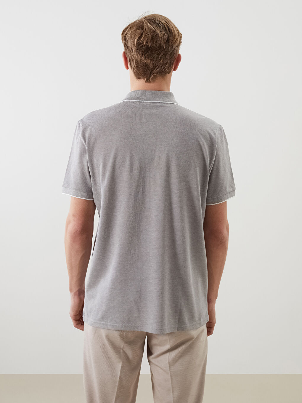 T-shirt pour Hommes en Piqué à Col Polo-3