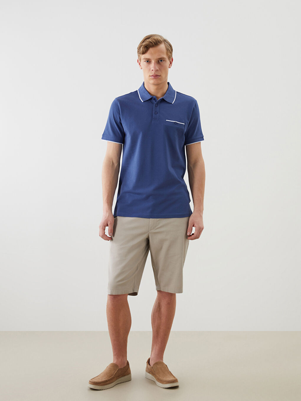 LCWAIKIKI Classic Polo Neck Pique Men's T-Shirt -S5JF73Z8-MKQ
