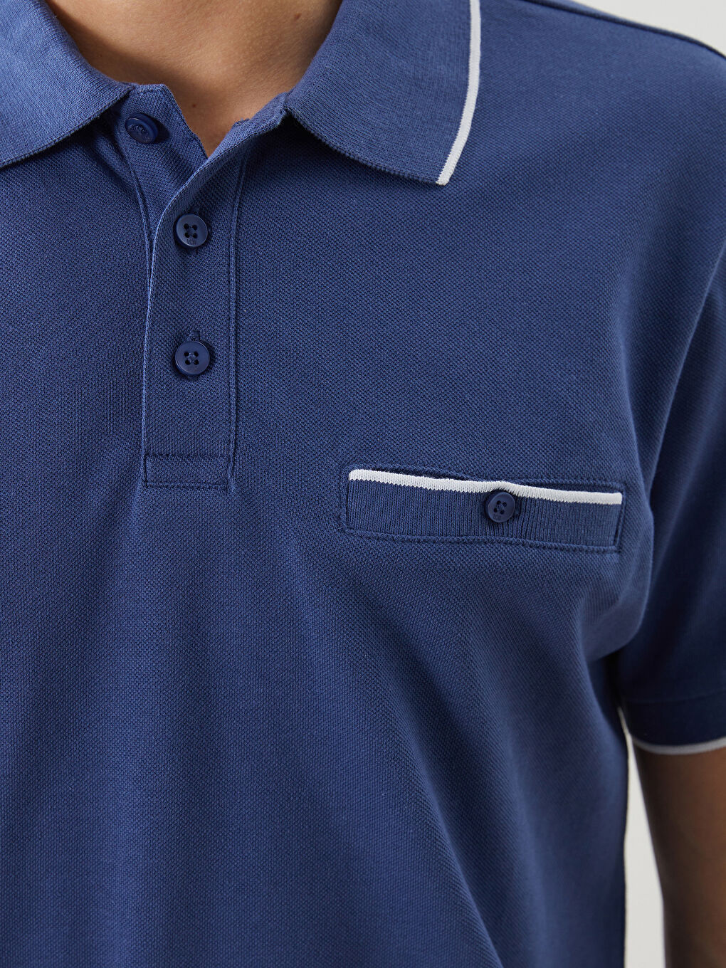 LCWAIKIKI Classic Polo Neck Pique Men's T-Shirt -S5JF73Z8-MKQ