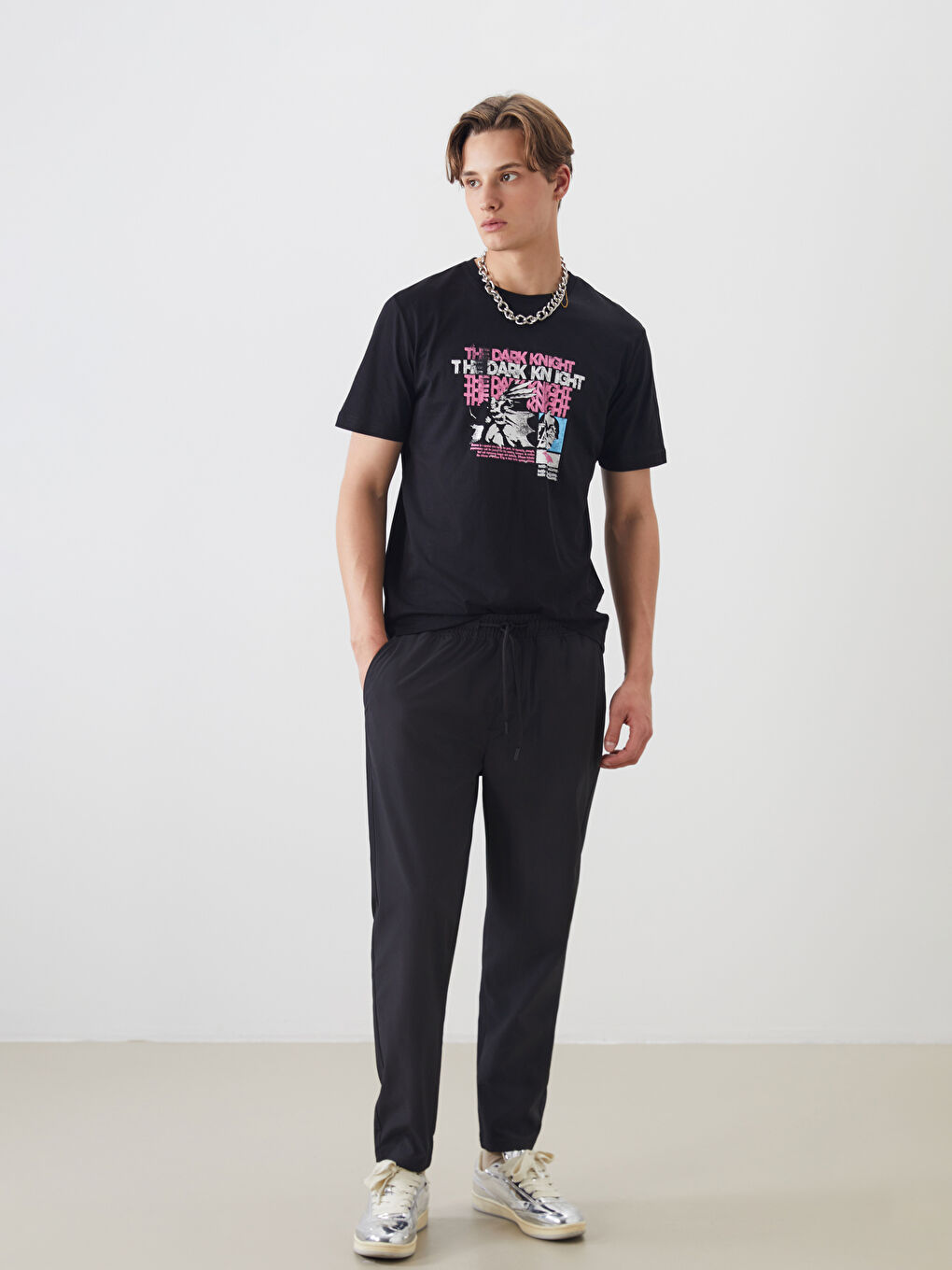 XSIDE Crew Neck Printed Jersey Men's T-Shirt -S5JF78Z8-CVL