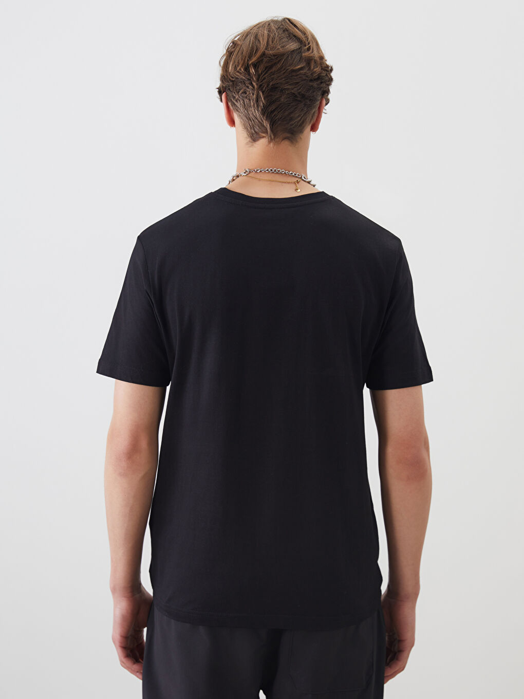 XSIDE Crew Neck Printed Jersey Men's T-Shirt -S5JF78Z8-CVL