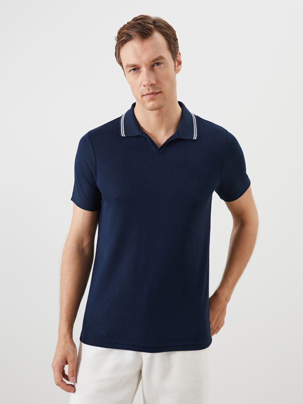 LCWAIKIKI Classic Men's Polo Neck T-Shirt -S5JF98Z8-DWP