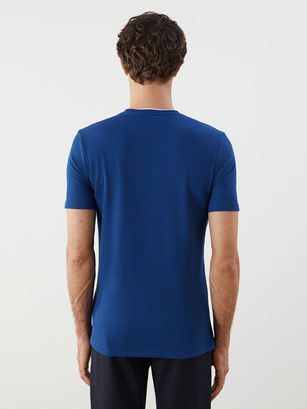 LCWAIKIKI Classic Crew Neck Plain Men's T-Shirt -S5JF99Z8-HEU