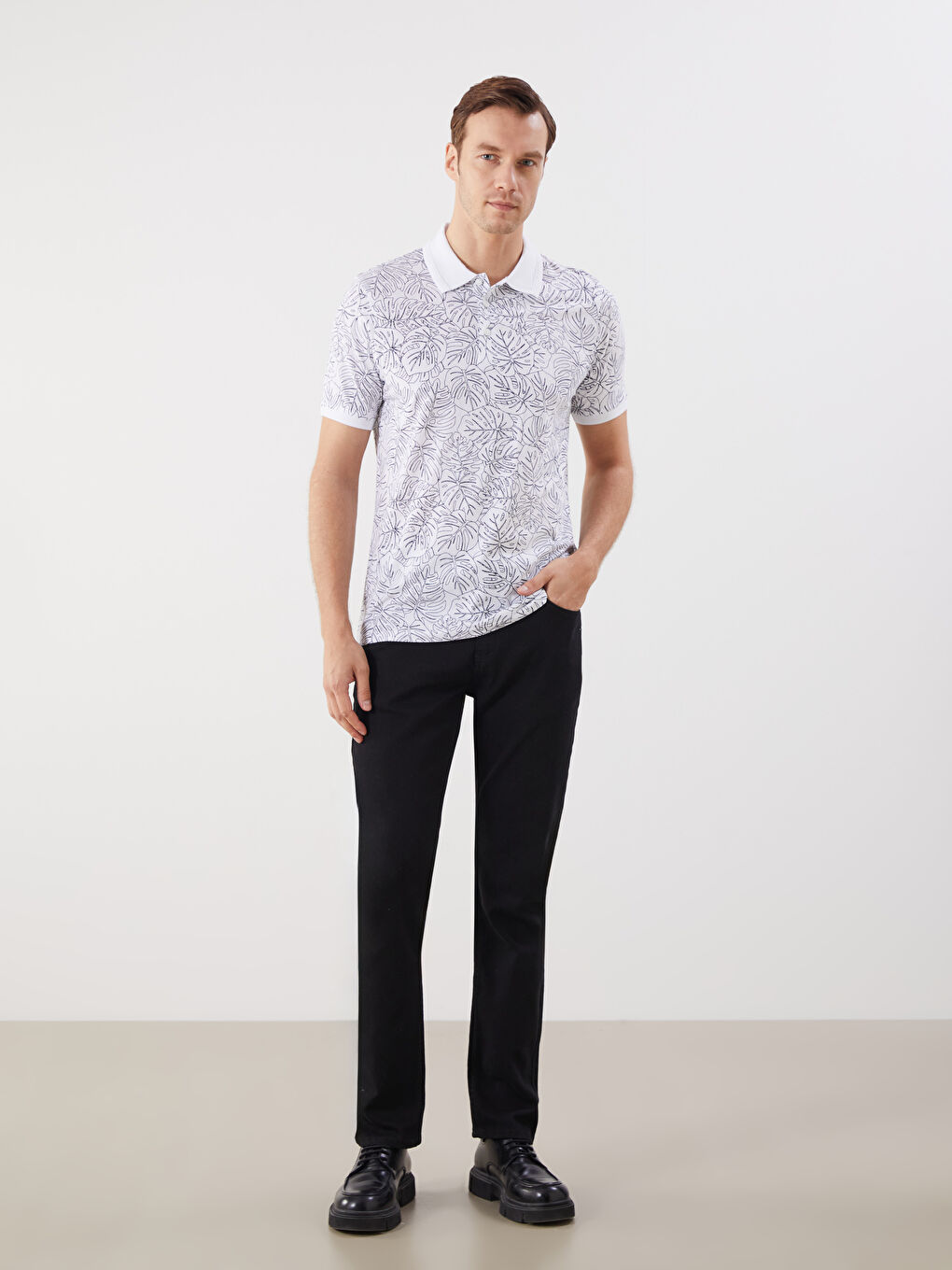 LCWAIKIKI Classic Man WHITE T-Shirt -S5JG02Z8-LU7