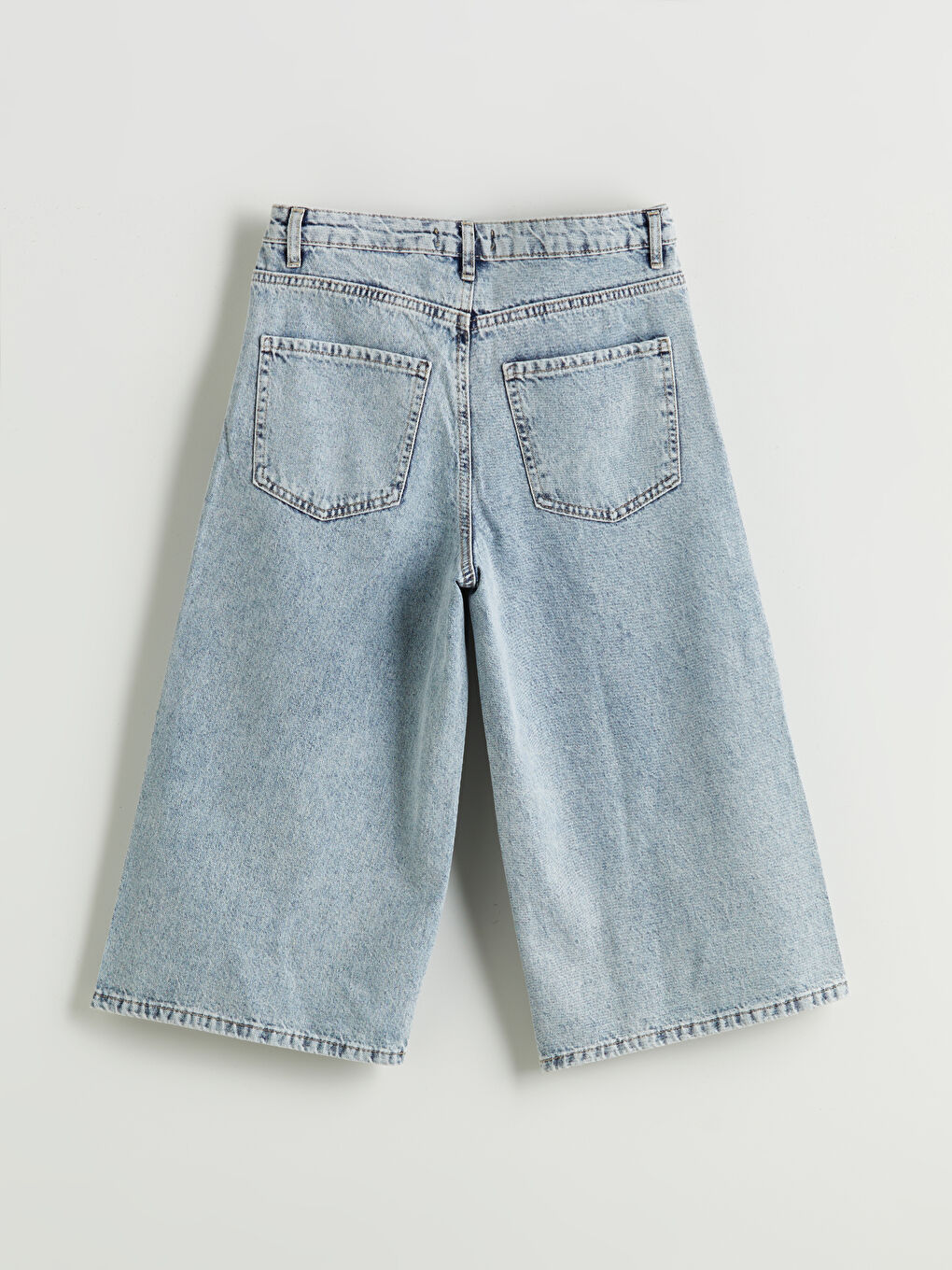 İndigo Standart Fit Kadın Jean Kapri-5