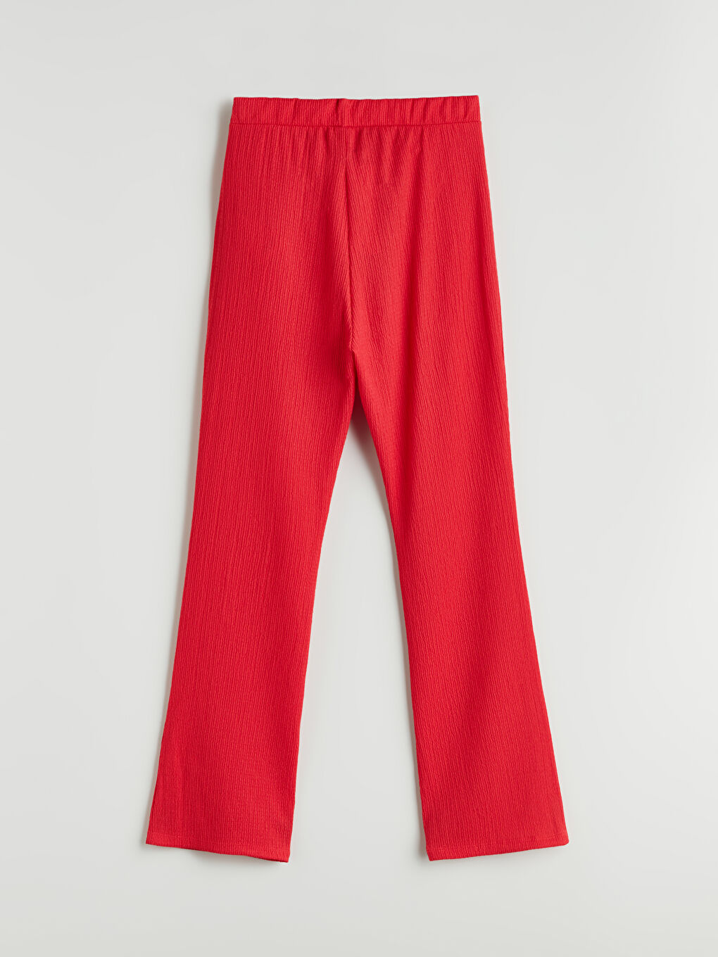 LCW Kids Elasticated Waist Girls' Flared Leg Leggings -S5JG11Z4-HBS