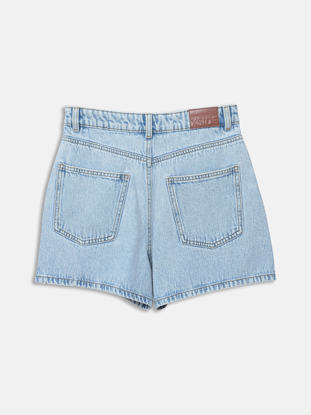 XSIDE Teksas šorts visokog struka mom fit za žene -S5JG18Z8-VYD