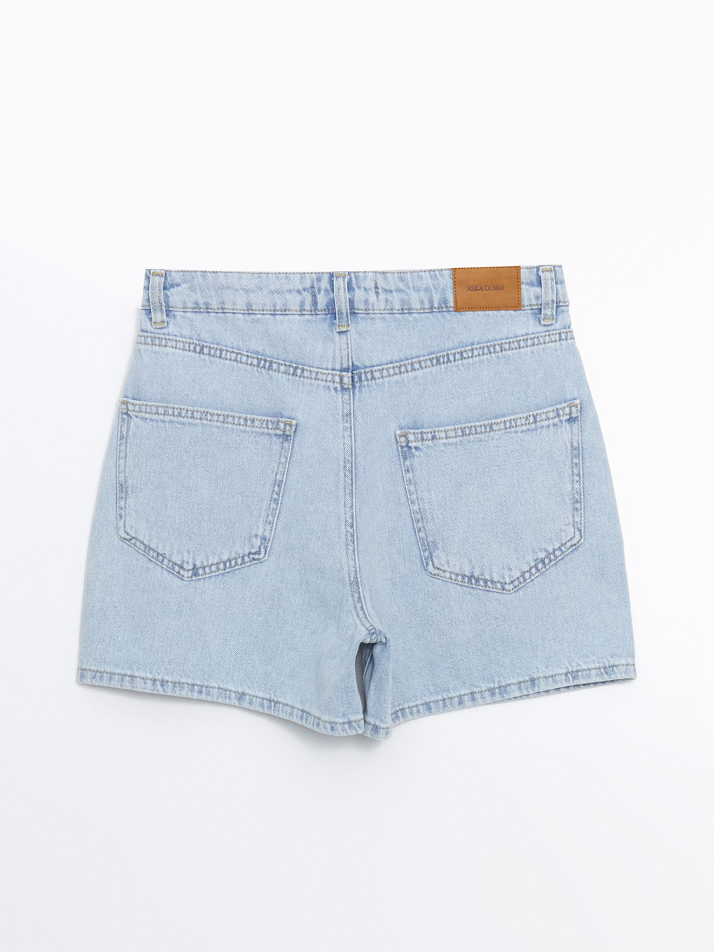 High Waisted Mom Fit Women's Denim Shorts-6
