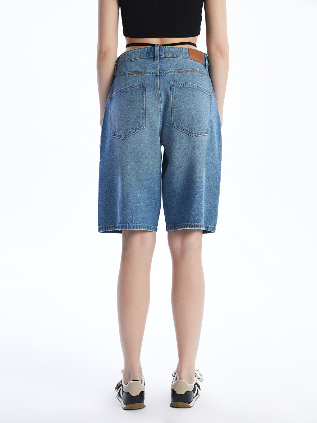 Bermuda Fit Ženski Teksas Šorts-3