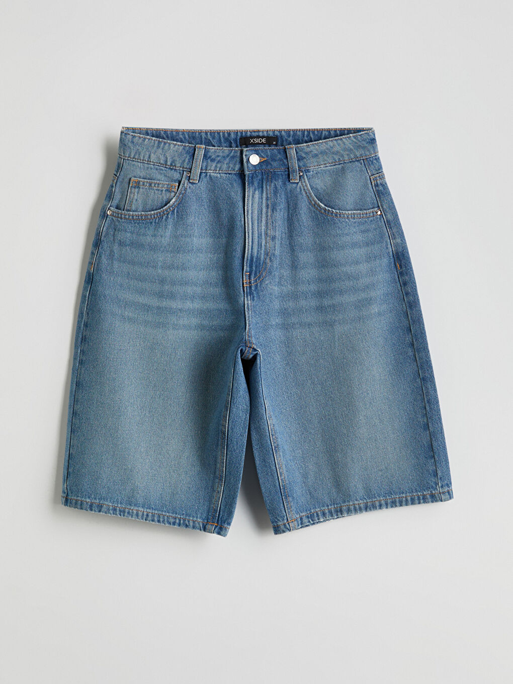 XSIDE Bermuda Fit Women's Denim Shorts -S5JG23Z8-VYD - LC