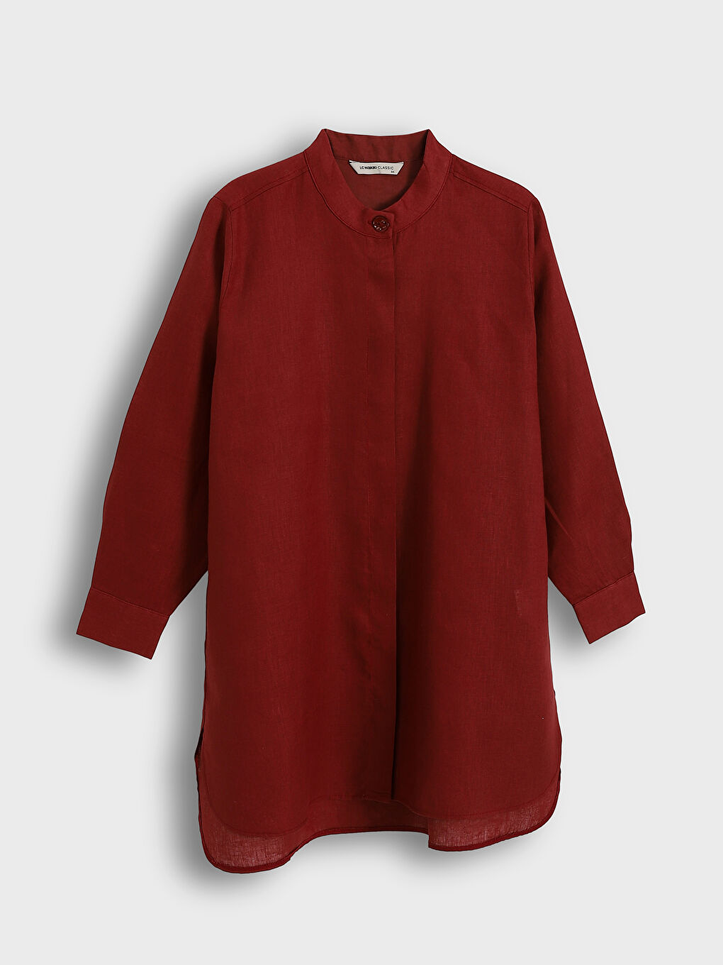 Judge Collar 100% Linen Women's Shirt Tunic