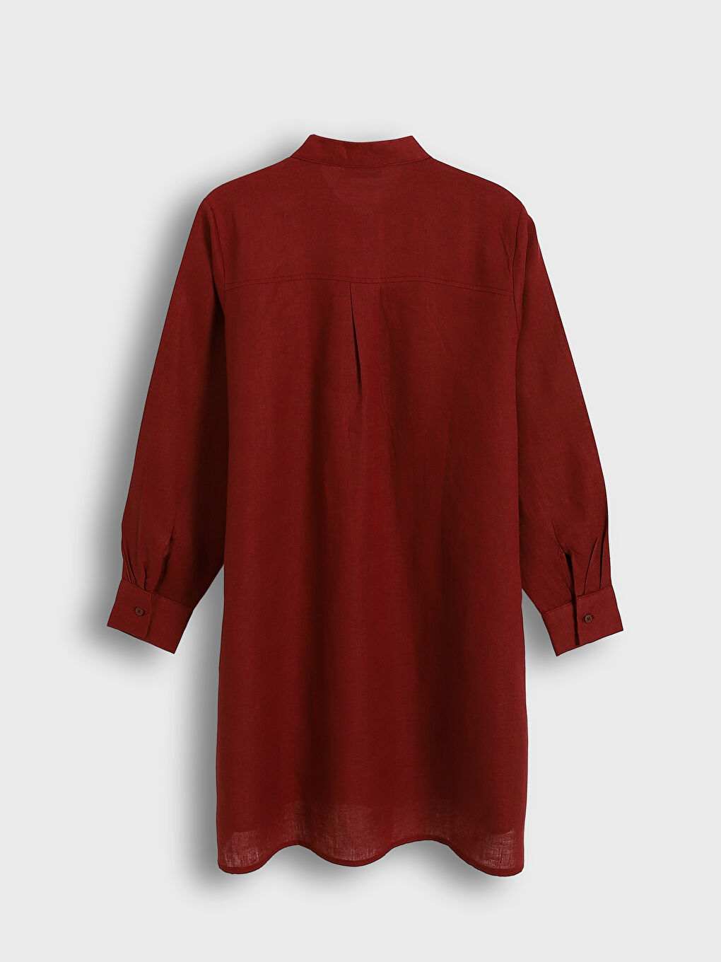 Judge Collar 100% Linen Women's Shirt Tunic-1