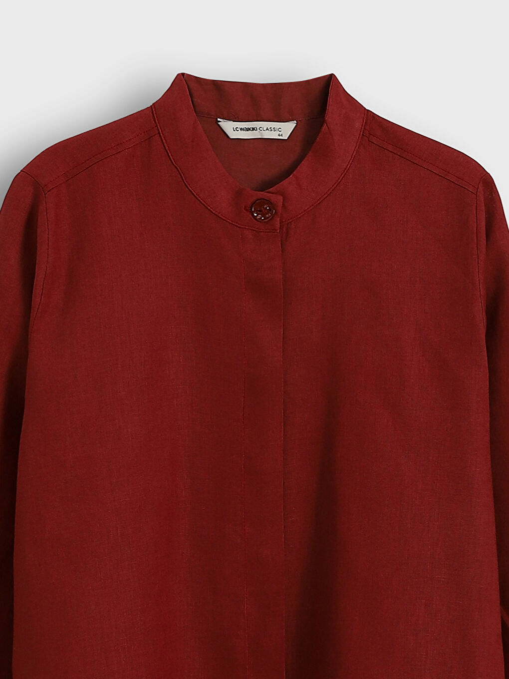 Judge Collar 100% Linen Women's Shirt Tunic-2