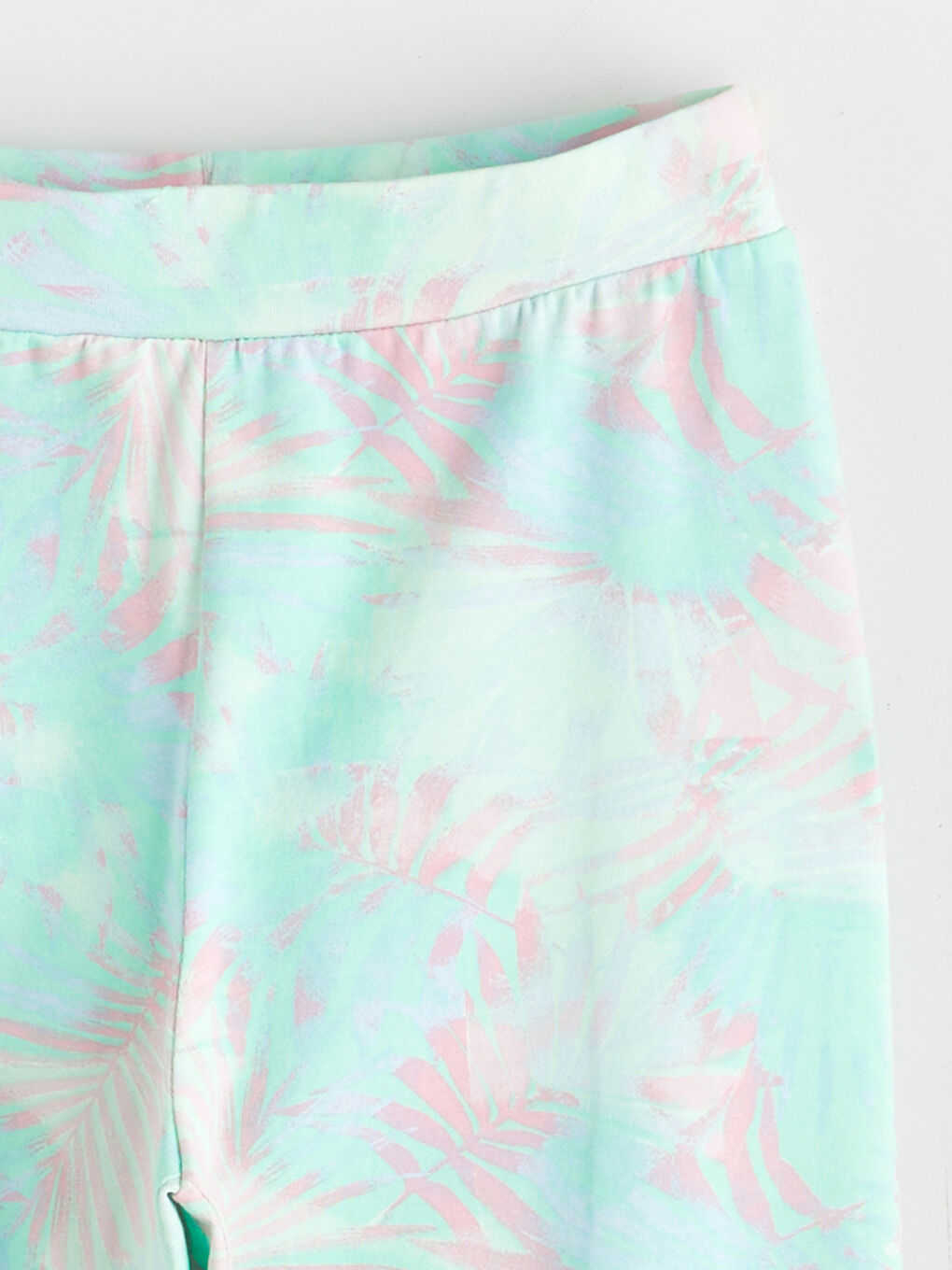 Elasticated Waist 3/4 Length Girls' Leggings-1