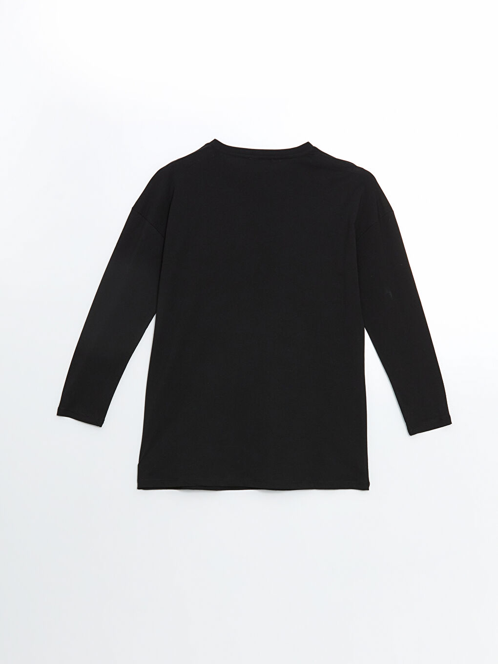 Siyah Bisiklet Yaka Kadın Tunik-5