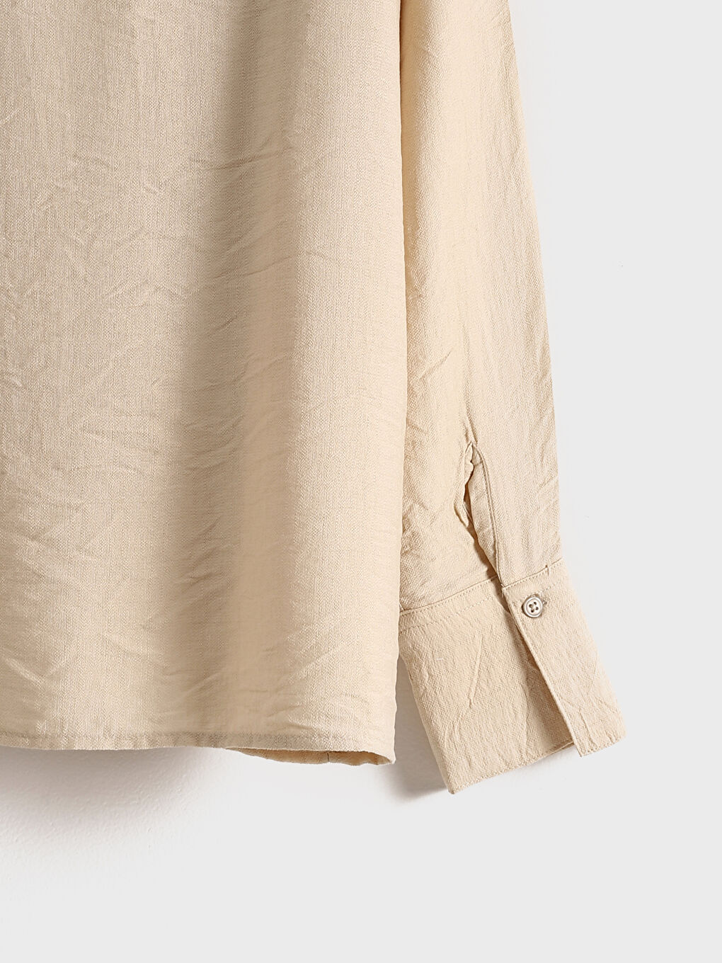 Plain Long Sleeve Dobby Women's Shirt-2