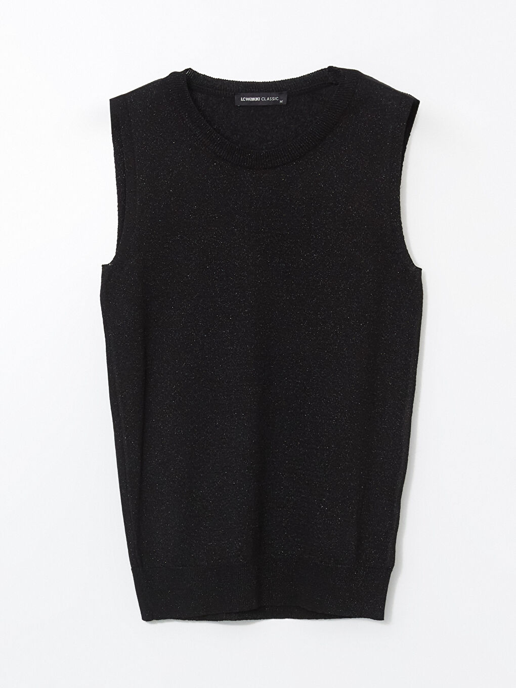 Crew Neck Women'S Knit Sweater Vest -S5JG91Z8-CVL