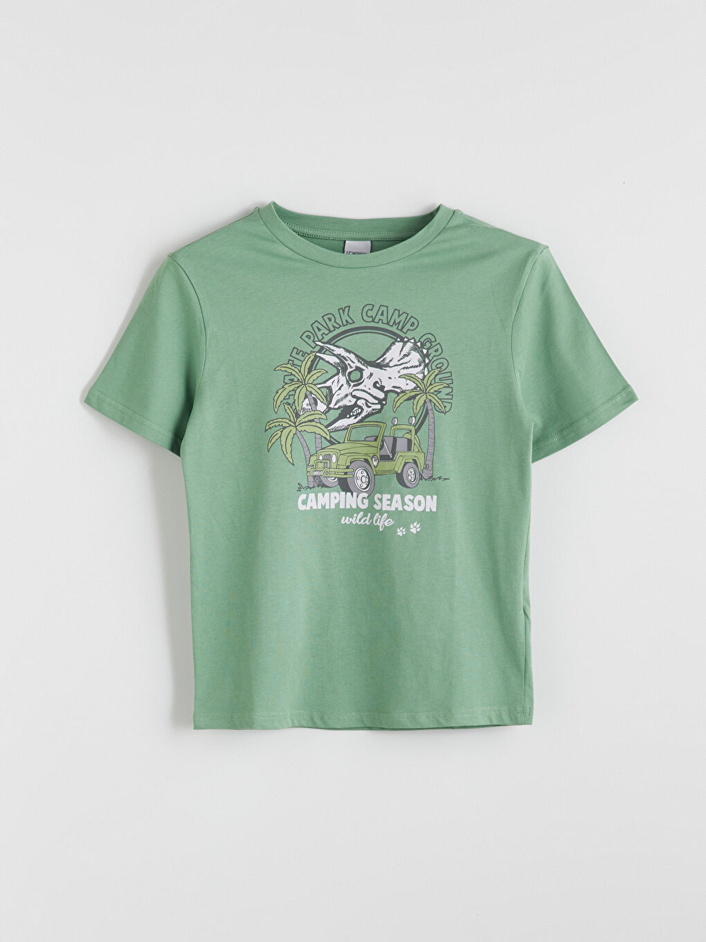 T-shirt Imprimé pour Garçons à Col Rond